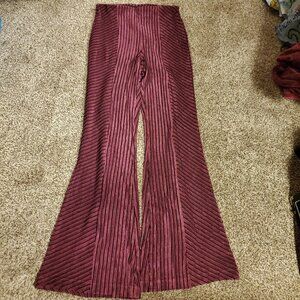 Free People Ribbed Velvet Flare Pant